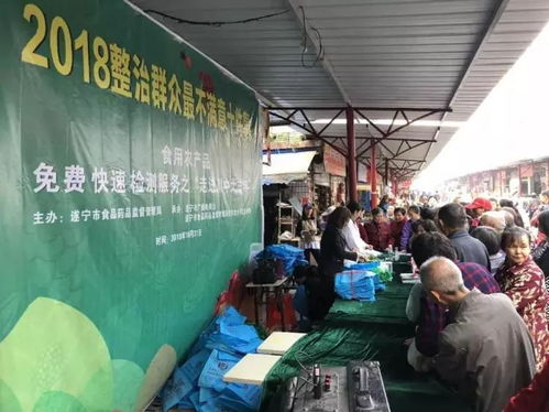 守護舌尖安全，助力消費升級——“食用農(nóng)產(chǎn)品免費快速檢測服務走進川中大市場”活動成功舉行